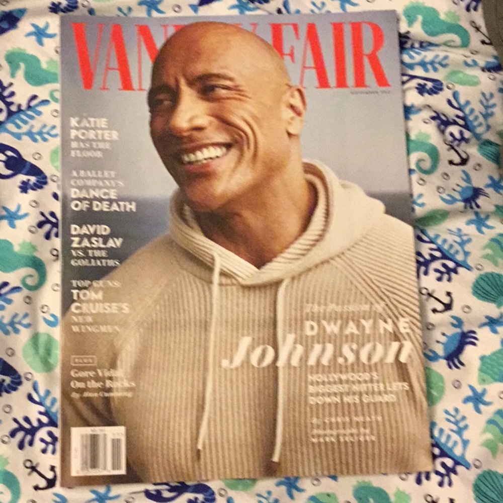 The Rock cover Vanity Fair